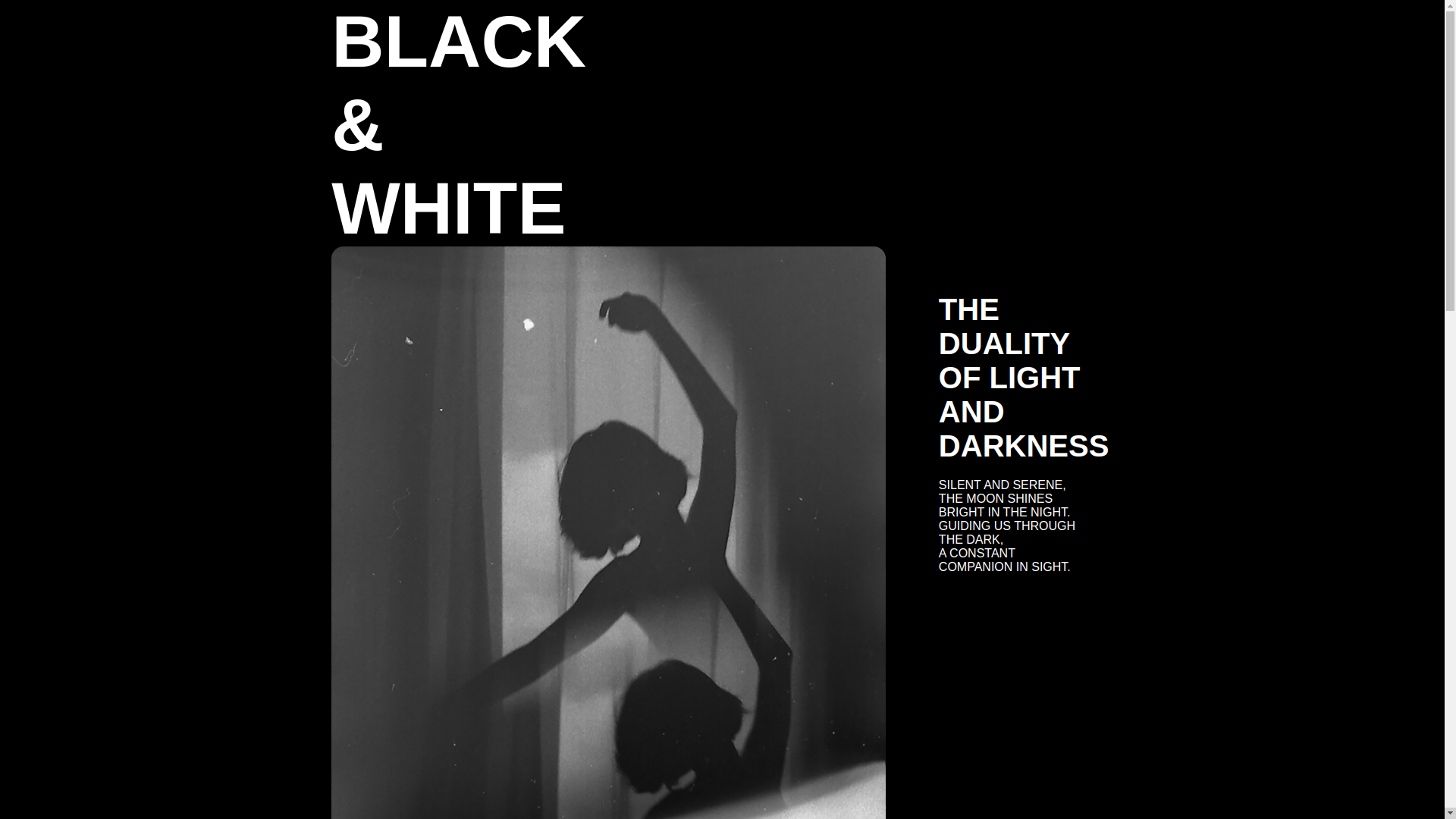 Black & White Portfolio